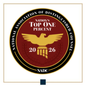 National Association of Distinguished Counsel-Top One Percent | Vincent Tolisano