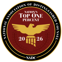 National Association of Distinguished Counsel-Top One Percent | Vincent Tolisano